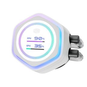 쿨러마스터 MASTERLIQUID 360 ATMOS II LCD CPU수랭쿨러 화이트