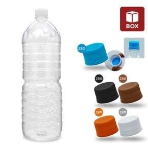 (1BOX) 내압캡 생수 공병 원형 2000ml (40개입)