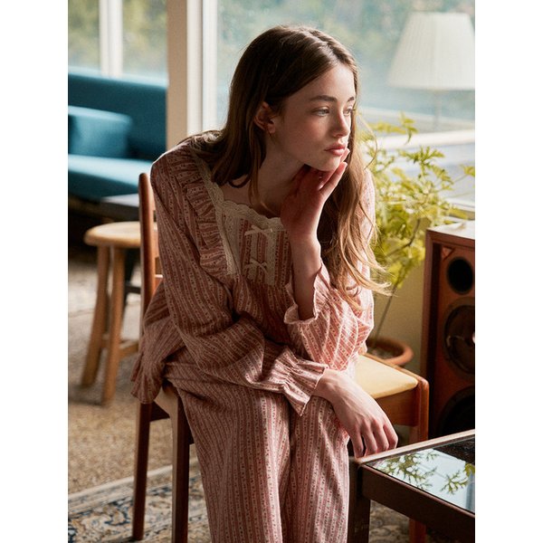 루츠 긴팔 투피스 더스티로즈 (21수)