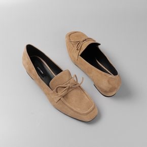 Suede Ribbon Loafer LC270_2cm