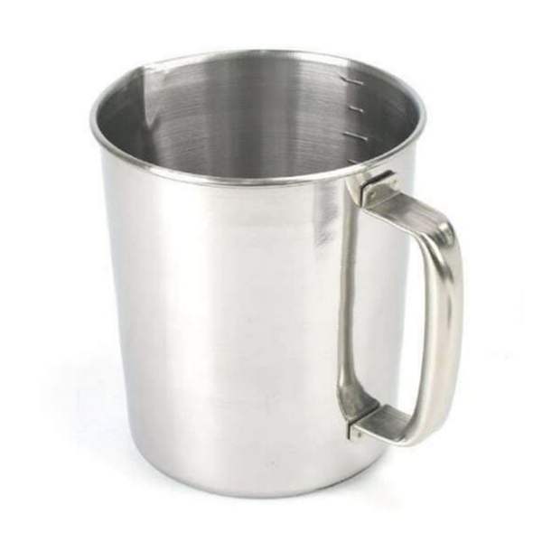 확대된 대표 1000ml 비이커 계량컵 눈금컵 1L 스텐 비커