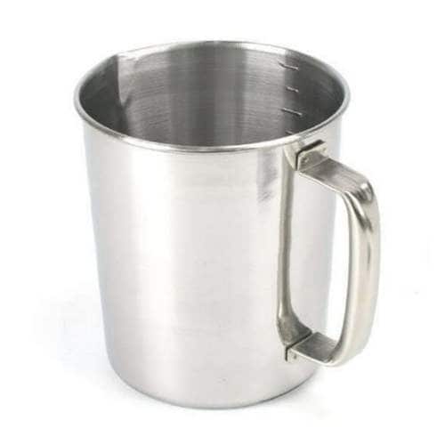 1000ml 비이커 계량컵 눈금컵 1L 스텐 비커