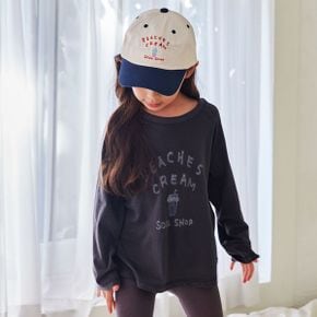 소다샵 레글런 긴팔 티셔츠 다크 그레이  Soda shop Reglan Long Sleeve T shirt .._P351430183