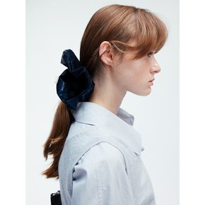 TWO TONE SCRUNCHIE (NAVY)