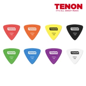 TENON 카본 통기타 일렉기타 우쿨렐레 기타 피크 0.5mm 트라이앵글 큰삼각