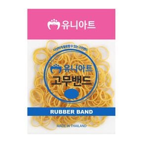 유니아트 (고무밴드) 1000 노랑 고무줄 (3cm)