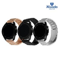 [NIVADA] 니바다 퀵릴리즈 갤럭시워치 스트랩 3종 메탈밴드 6001 22mm(외경 45/46mm 호환가능) 갤럭시워치3 기어S3 프론티어 클래식