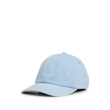 휴고 [SU25] 자수 로고 코튼 트윌 6패널 캡 오픈 블루(50533423483)