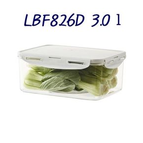 락앤락 주방용품 비스프리 스테커블 직사각 3.0ℓ LGRY LBF826D