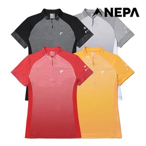 [공식]네파 여성 ALBA PCM-α ICE 반팔 집업 티셔츠 7H45403
