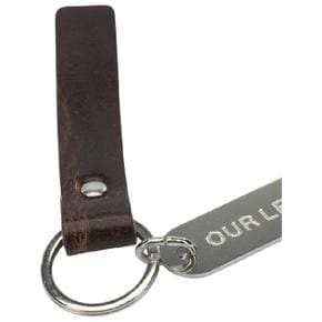저희의 유산을 담은 가죽 로고 키링 A4258RBL BROWNLEATHER TP974561862