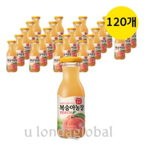 가야농장 복숭아 농장 과일 주스 음료 180ml 120개