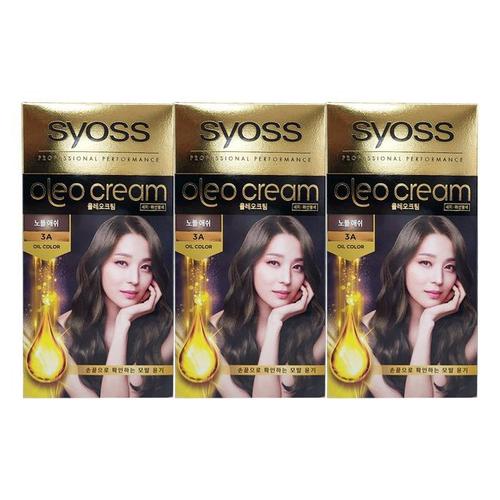 사이오스 올레오 골드라벨 새치커버 염색약 100g [3A 노블애쉬] 3개 Ss(1)