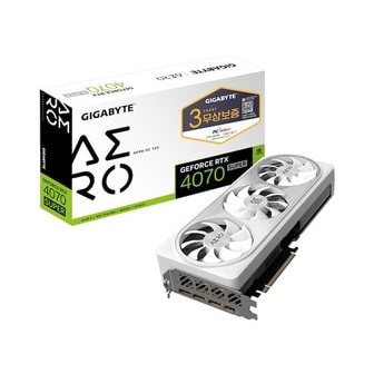 에스투씨엔아이 GIGABYTE 지포스 RTX 4070 SUPER AERO OC D6X 12GB 피씨디렉트