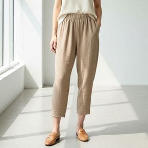 조거 돌핀 벌룬 스웨트 통 밴딩 바지 팬츠 아네크_P420005888