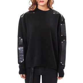 [부산점] (16I7815512 001) 여성 레더 스웨터