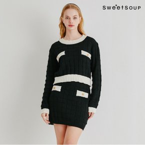 배색 스웨터 세트 WYBTXH2 _P357271891