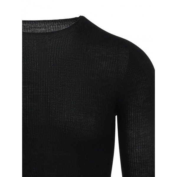 남성 니트웨어 리브 라운드 넥 RU02E1637RIBM 09 블랙 /9 547876