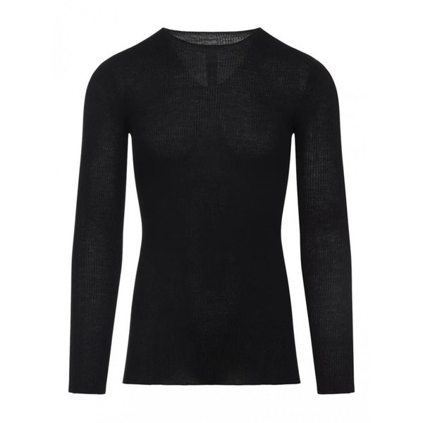 남성 니트웨어 리브 라운드 넥 RU02E1637RIBM 09 블랙 /9 547876