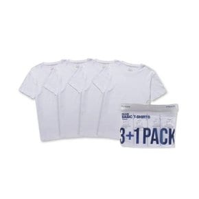 순면 기본 무지 반팔 티셔츠 3+1PACK PHE5TR3900