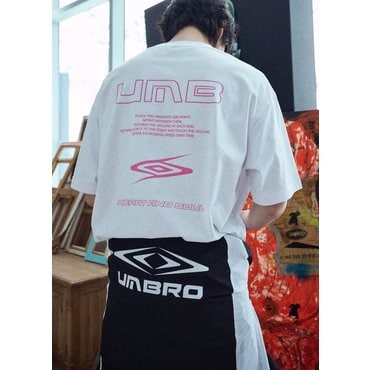엄브로 남녀공용 셔틀런 프레쉬 반팔 티셔츠 UQ221SRS52WHT