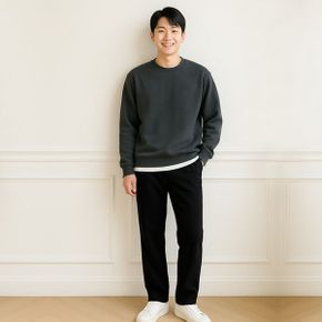 남성 기모 바지 와이드팬츠 허리밴딩 가을겨울바지 34까지 JB11_P412713675