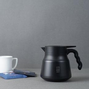 V60 보온 스텐서버 PLUS 600 블랙 VHSN-60-B