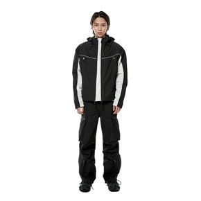 001-23 eco shell jacket - black