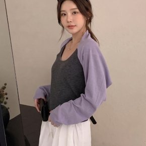파리아 비스코스 니트 볼레로 가디건_M4772
