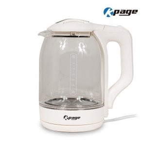 KEP-G18W 유리 무선포트 전기주전자 1.8L 화이트