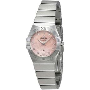 미국 트리플에잇 헬멧 Omega Constellation Pink Mother of Pearl Dial Ladies 워치 123.10.24.6