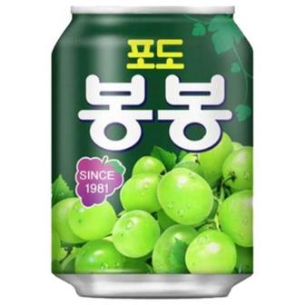  해태 봉봉 포도 238ml 24캔