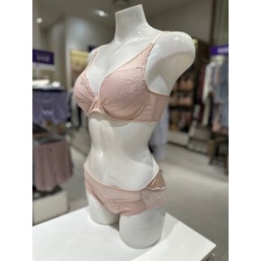 24년SS메인 커버핏자가드레이스 브라끝단레이스팬티세트 (BR1850Q BP1850A SK)