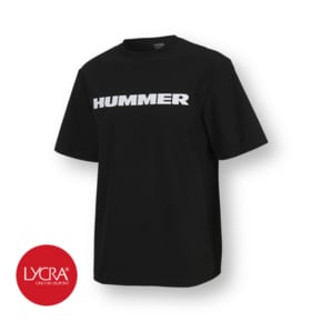 남성 H3 스포츠 라이크라 링클프리 기능성 반팔 티셔츠 블랙