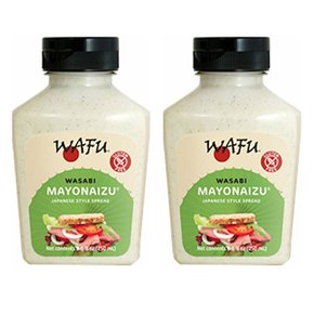 [해외직구]Wafu Wasabi Mayonaizu 와푸 와사비 마요네즈 8.5oz(250ml) 2팩