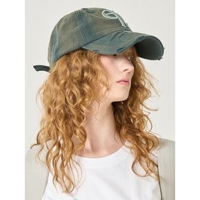 Brush Washed Ball Cap_Deep Green