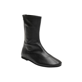 아모멘토 26FW Lambskin Socks Boots, Black