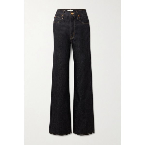 실버레이크 그레이스 하이웨이스트 와이드 진 다크 데님 46376663162988715