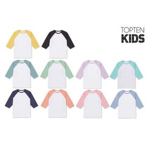 22 S/S 공용 라글란 7부 티셔츠 MKC5TS3001