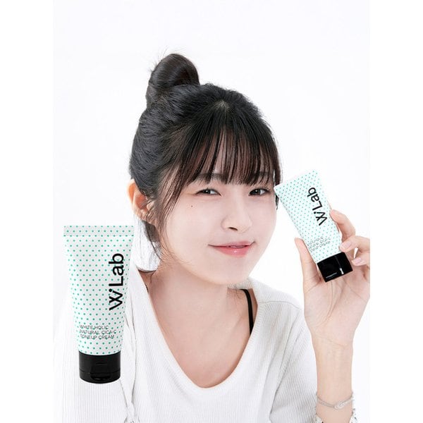 화이트홀릭 네츄럴 시카씨 톤업크림 50ml / 바르고 자는 순한 톤업크림