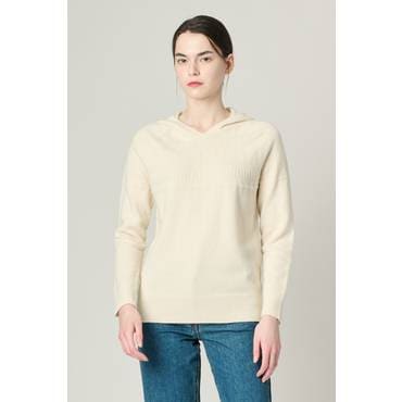 BCBG 올앤선드리텍스쳐 레터링 후드 P/O(A4WAK332 )