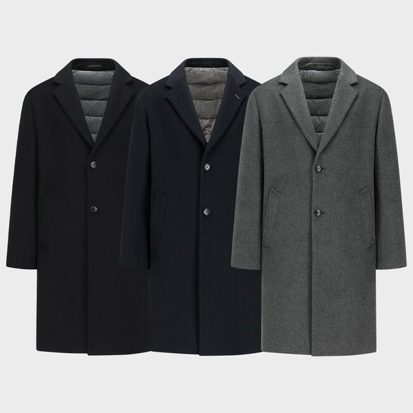 울 블랜디드 싱글 코트 3종 택1 IMFDCT512F