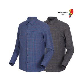남성 체크 디자인 원포켓 셔츠 MMM3WS11_P404041338