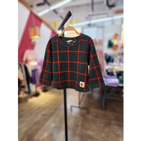[여주점] (C)플레이드 후리스티셔츠 ) 2571012675