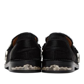 토가 비릴리스 SSENSE 익스클루시브 블랙 퍼 로퍼 FTVRMJ82609021 PONY BLACK