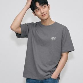 행텐틴즈 동백01 로고 그래픽 쿨 반팔 티셔츠_그레이  14570-031-432-69-046 (E50338275)