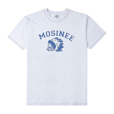 와일드동키 [와일드 동키] 공용 모사이니 반팔 티셔츠 T MOSINEE EXTRASTRONG WASHED ROYAL BLUE