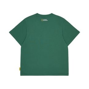 [26SS]K265UTS950 동물 실루엣 반팔 티셔츠 GREEN