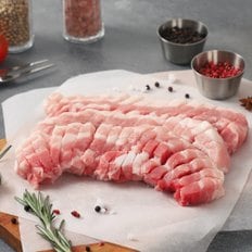 인정식탁 [고기장인백정] 무항생제 한돈 벌집삼겹살 400g (냉장)