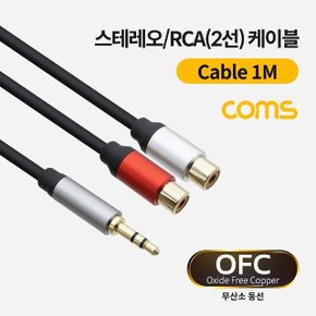 스테레오 RCA 2선 케이블 1M (WD16385)